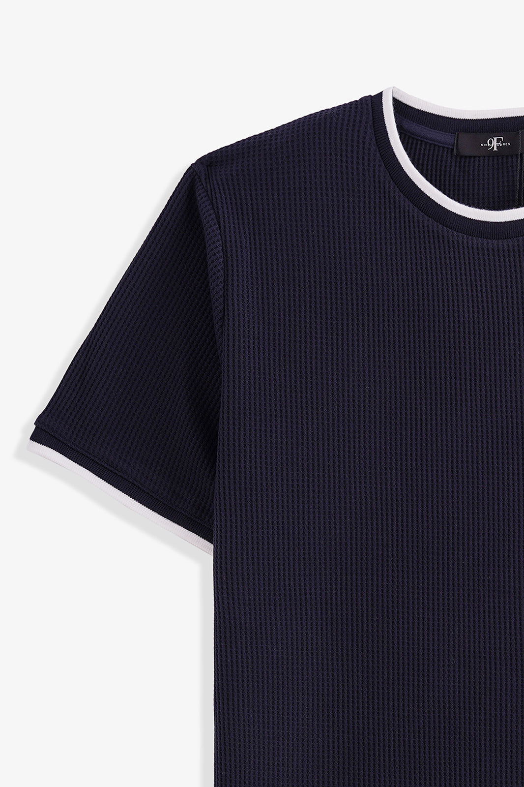 Crew Neck Textured T-Shirt