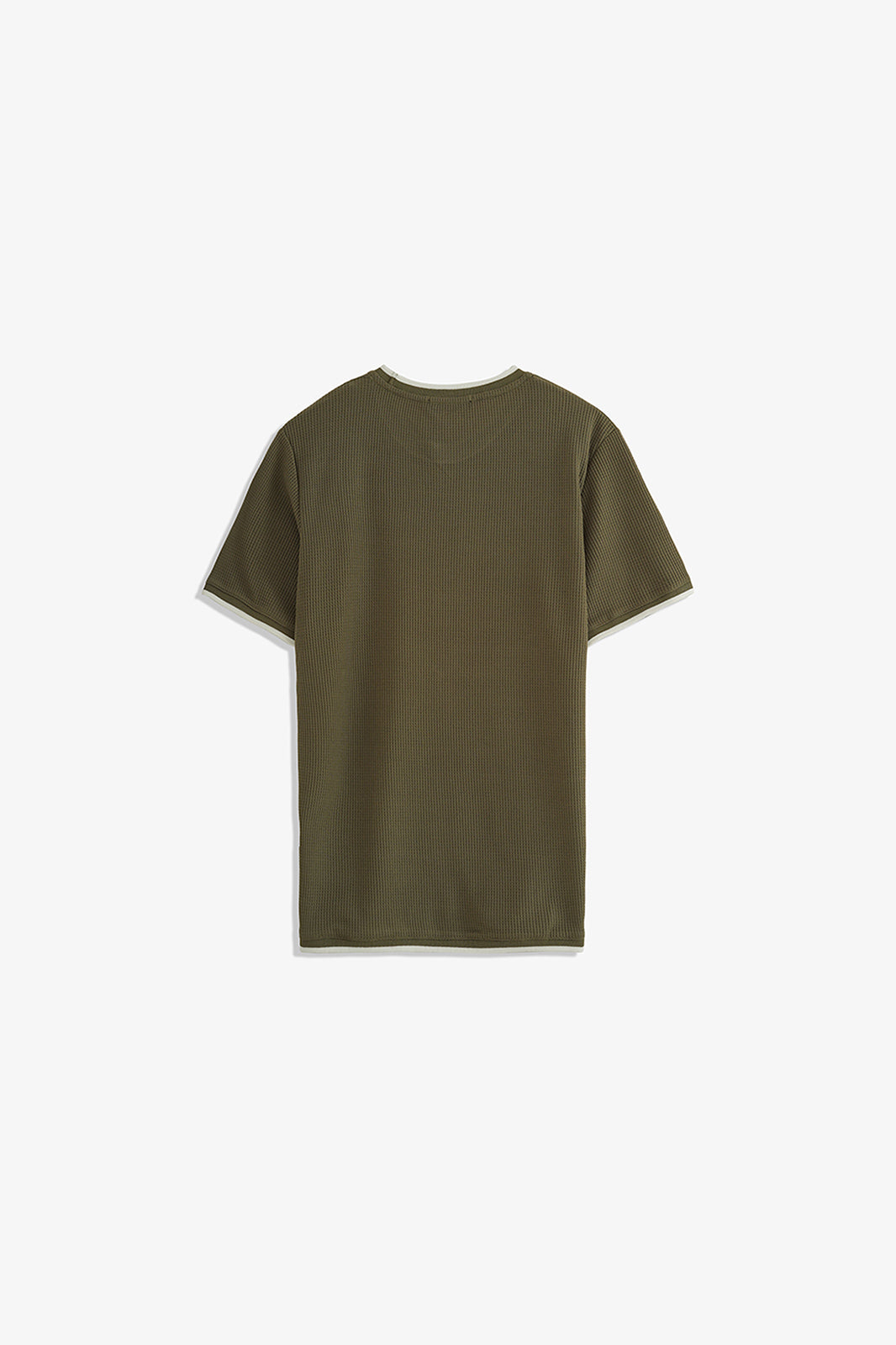 Crew Neck Textured T-Shirt