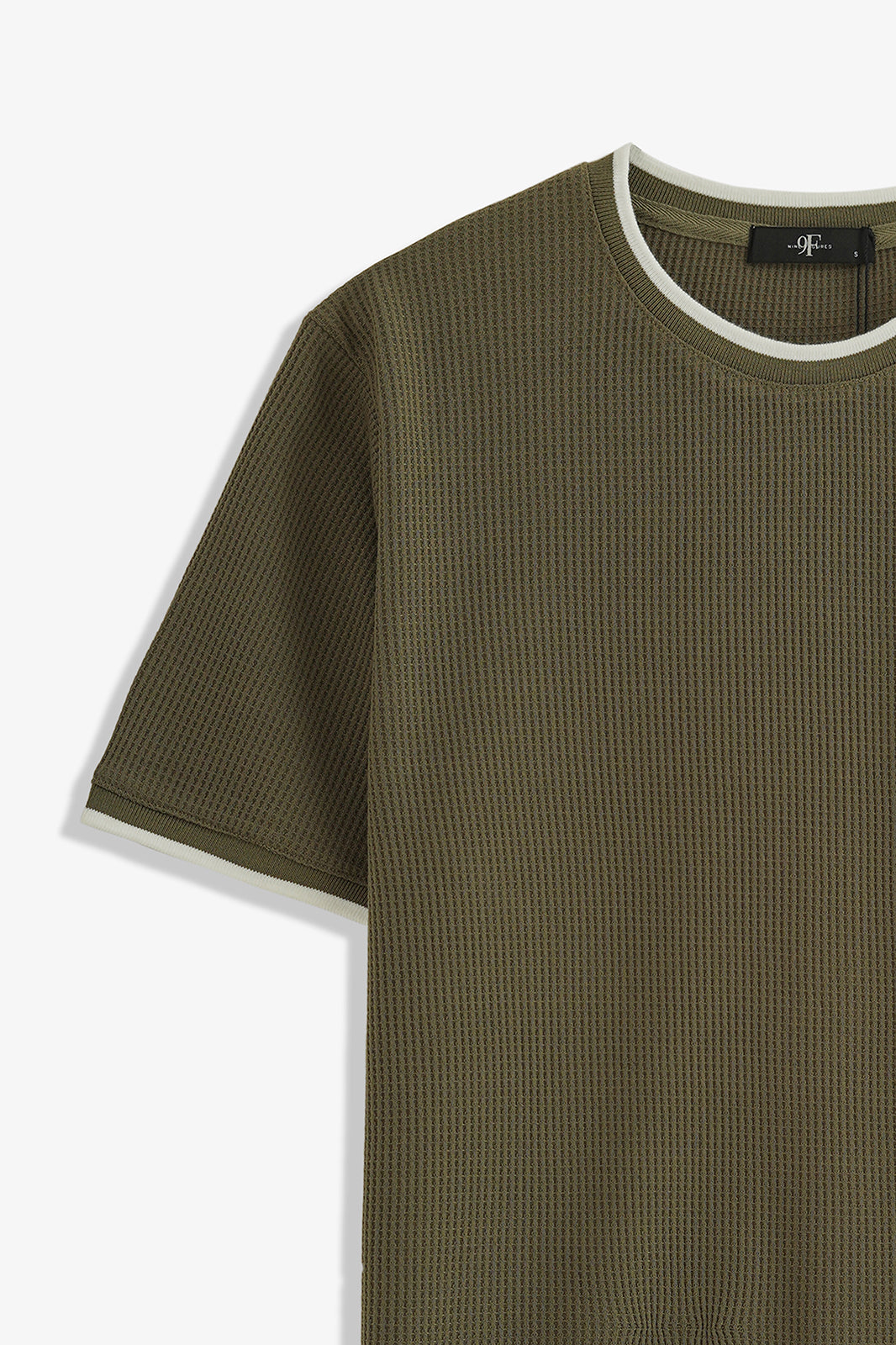 Crew Neck Textured T-Shirt