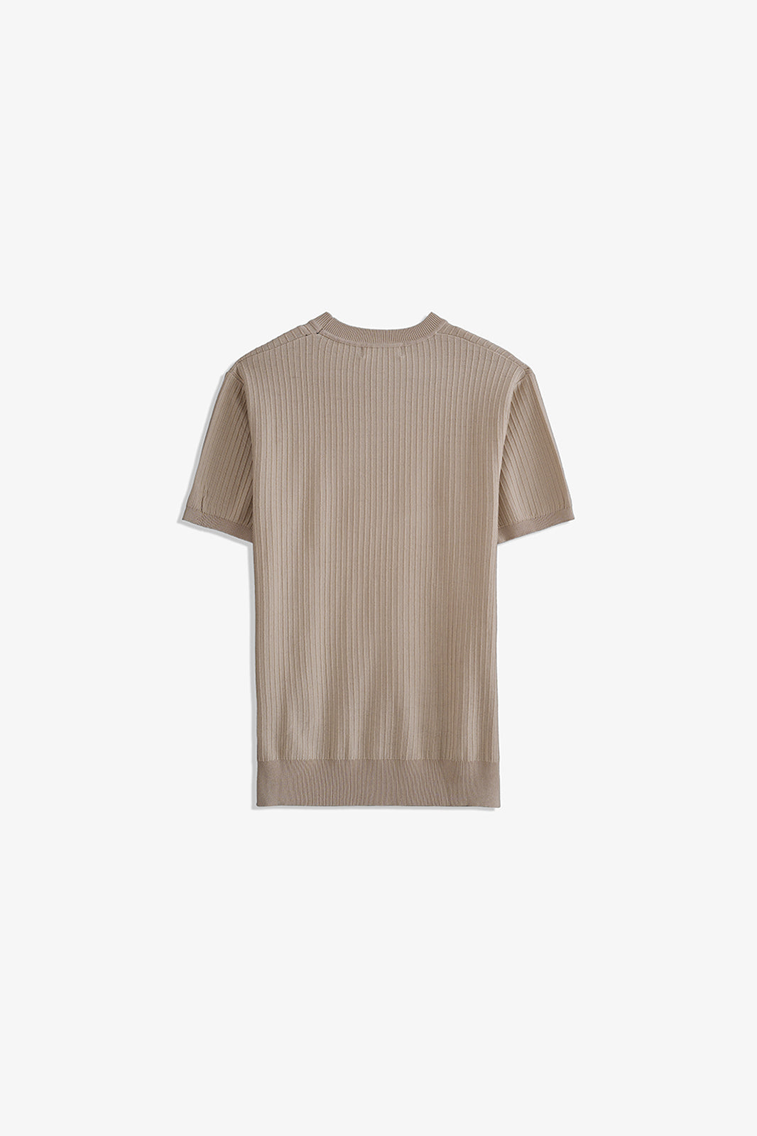 Crew Neck Textured T-Shirt