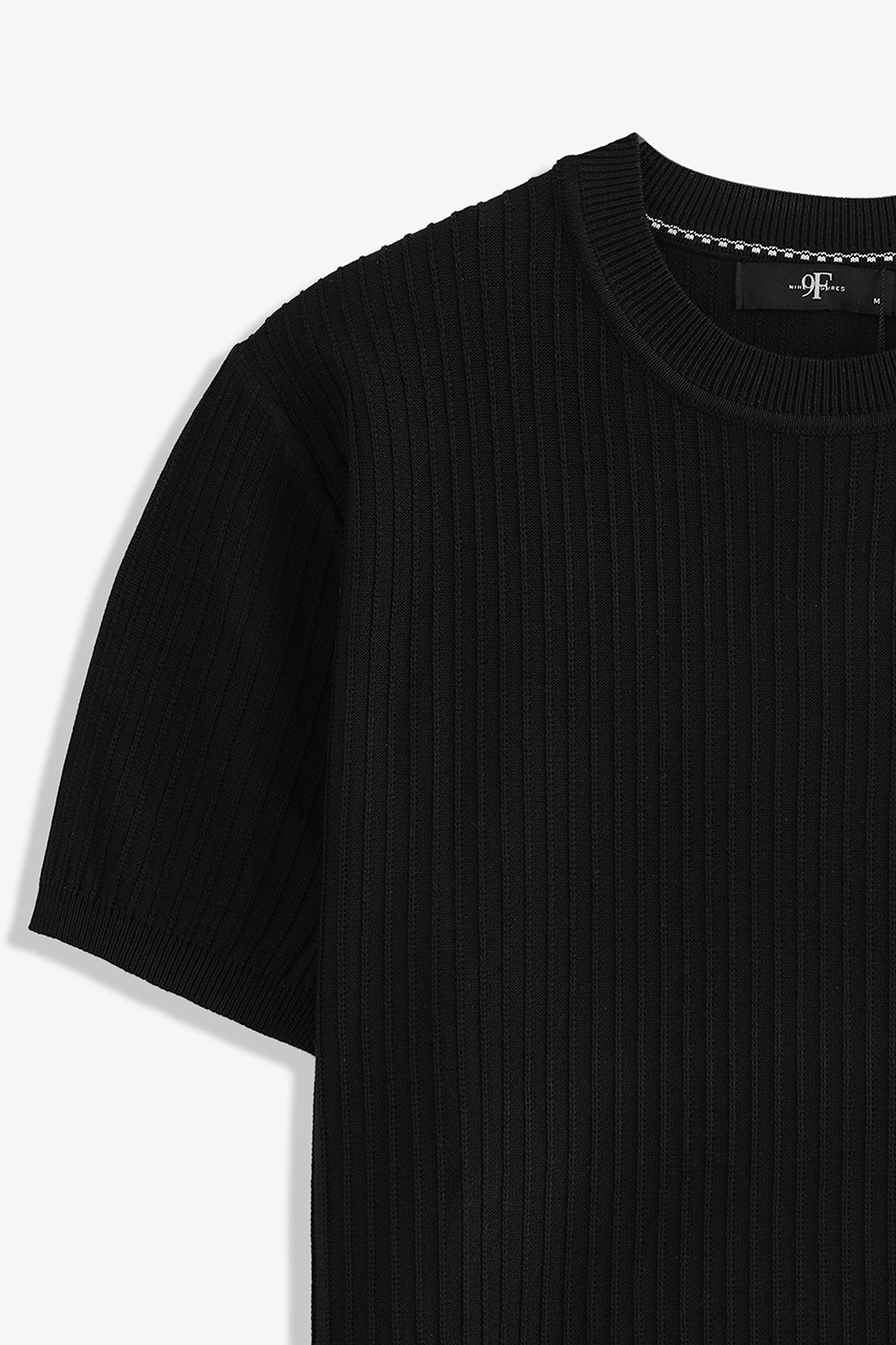 Crew Neck Textured T-Shirt