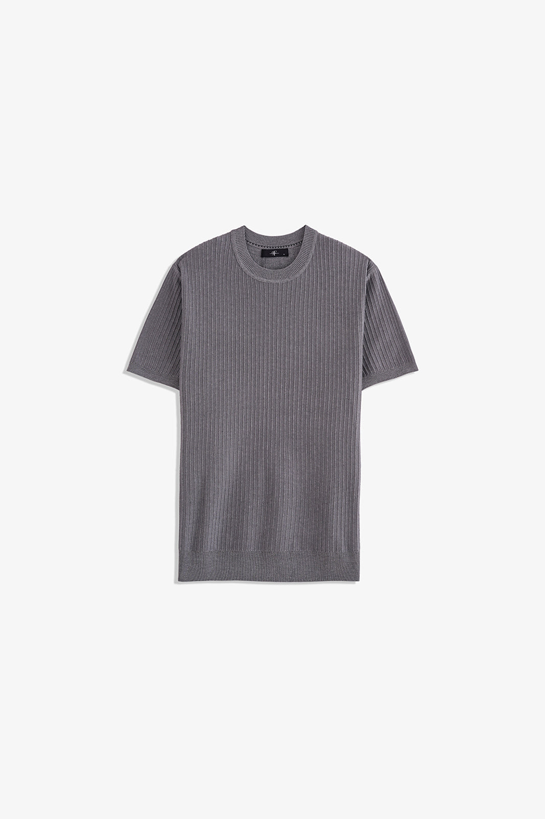 Crew Neck Textured T-Shirt