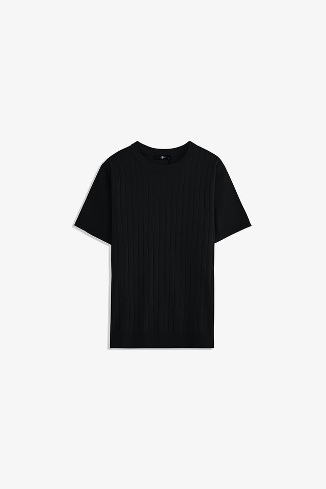 Crew Neck Textured T-Shirt