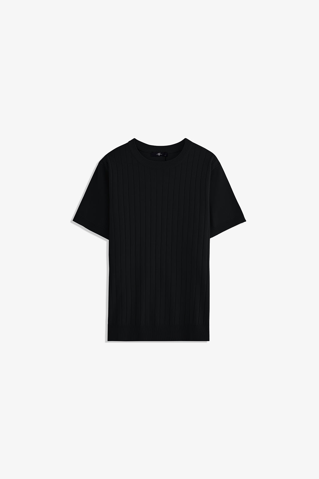 Crew Neck Textured T-Shirt