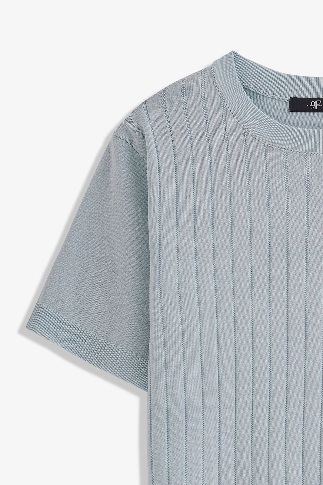 Crew Neck Textured T-Shirt