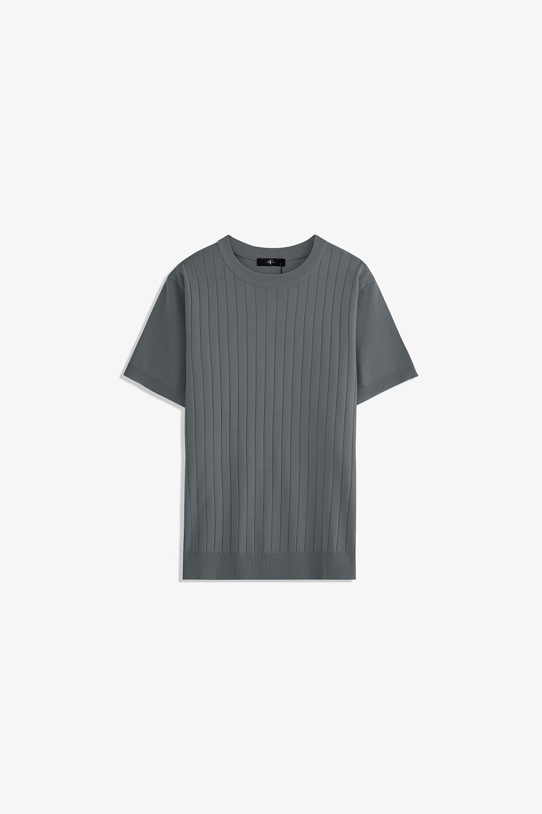Crew Neck Textured T-Shirt