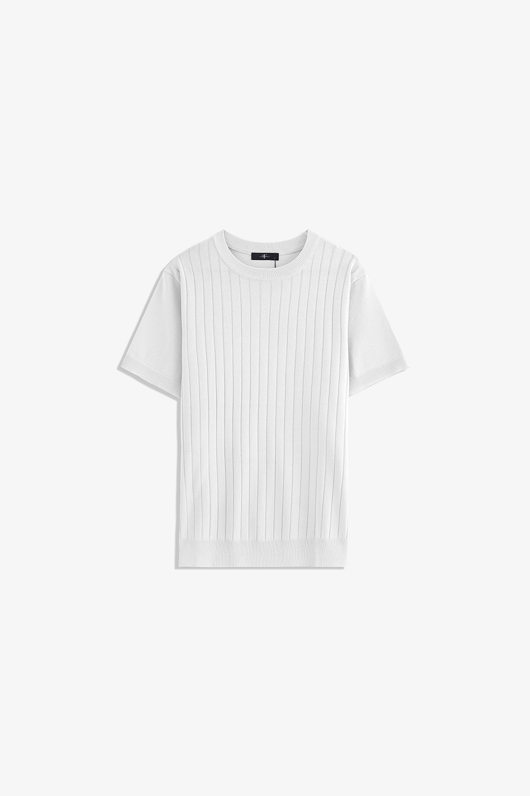 Crew Neck Textured T-Shirt