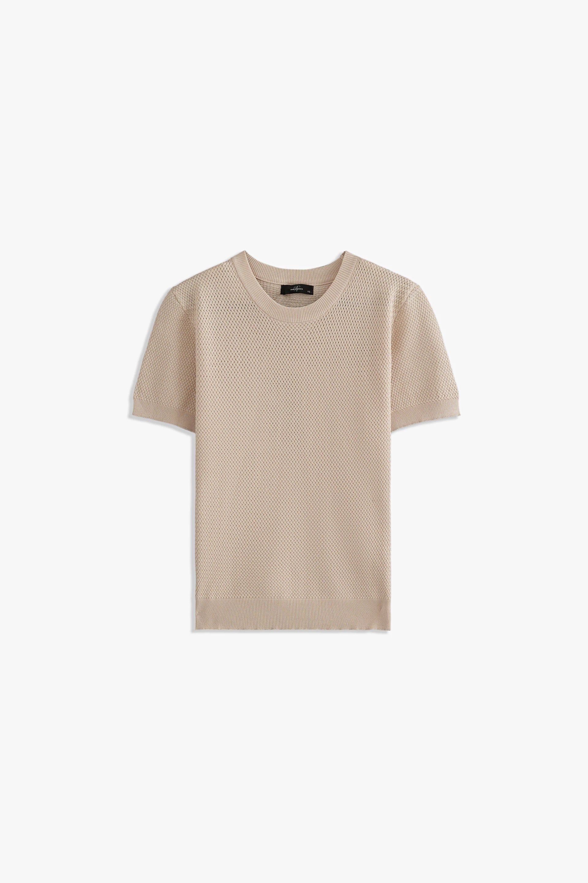 Textured Basic T-Shirt