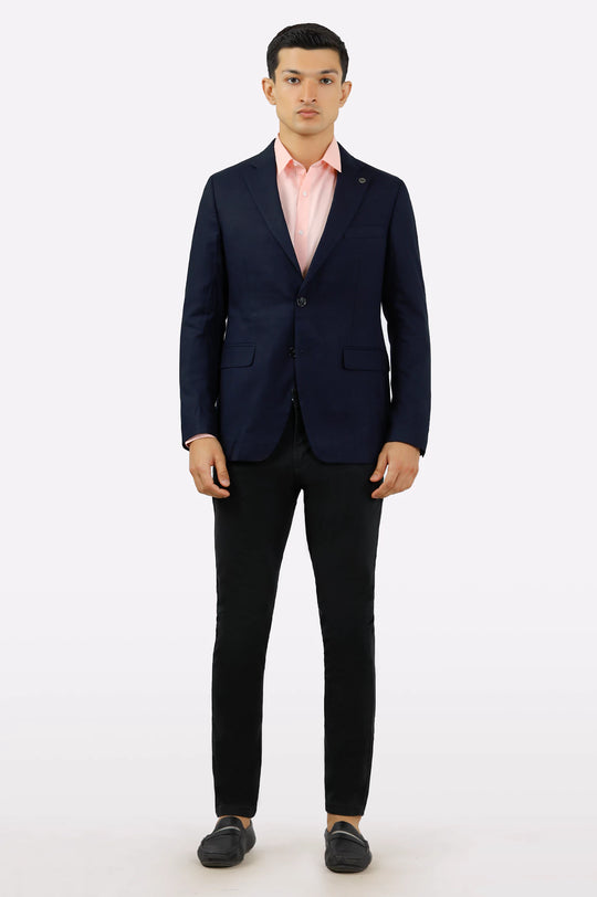 Navy Blue Men Blazer