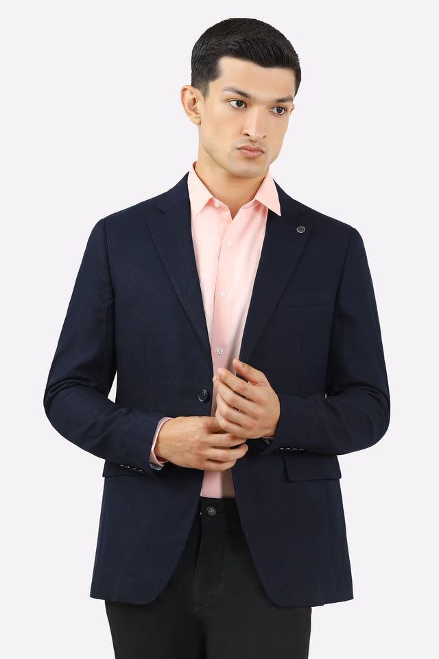 Navy Blue Men Blazer