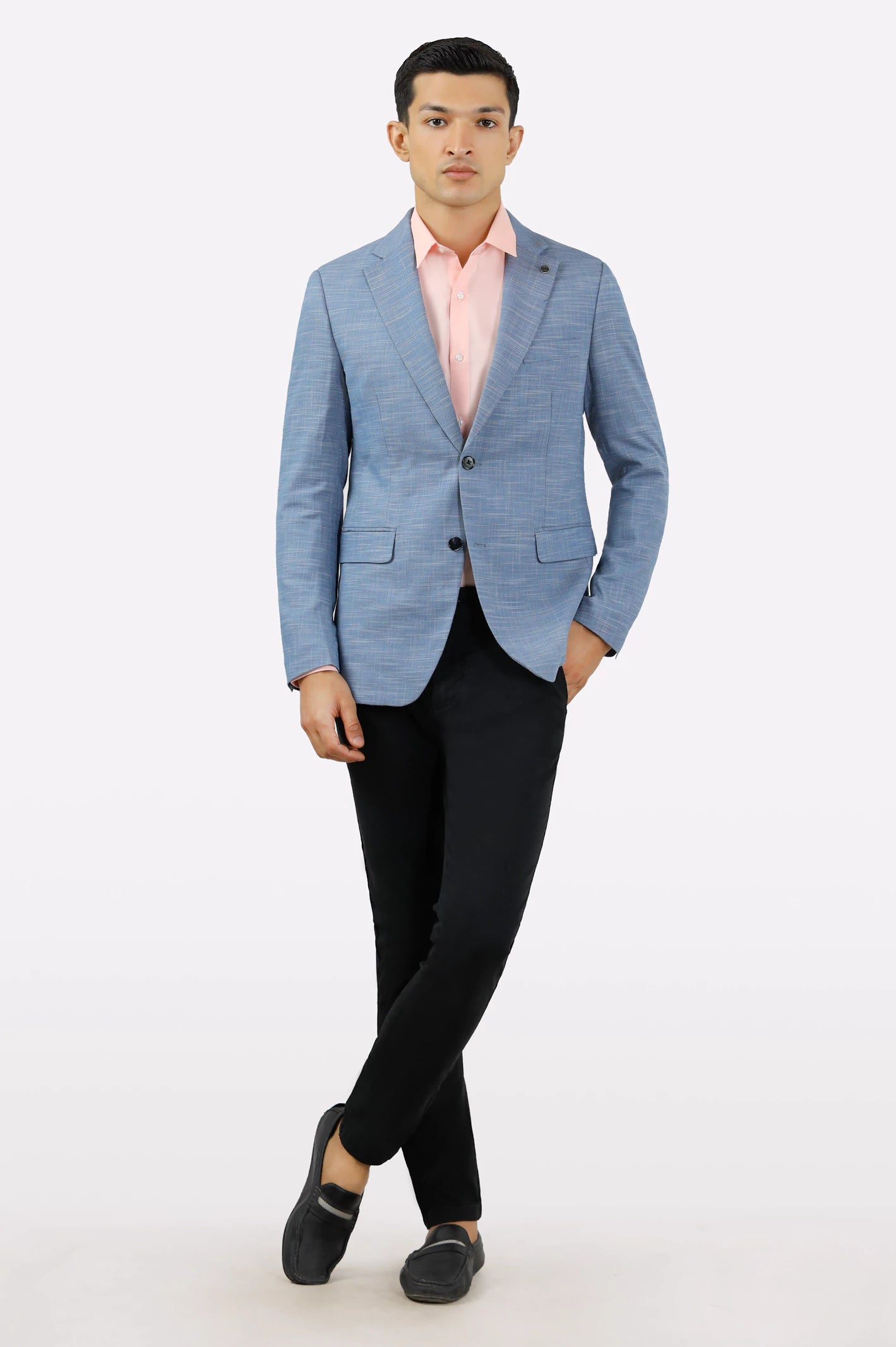 Light Blue Men Blazer