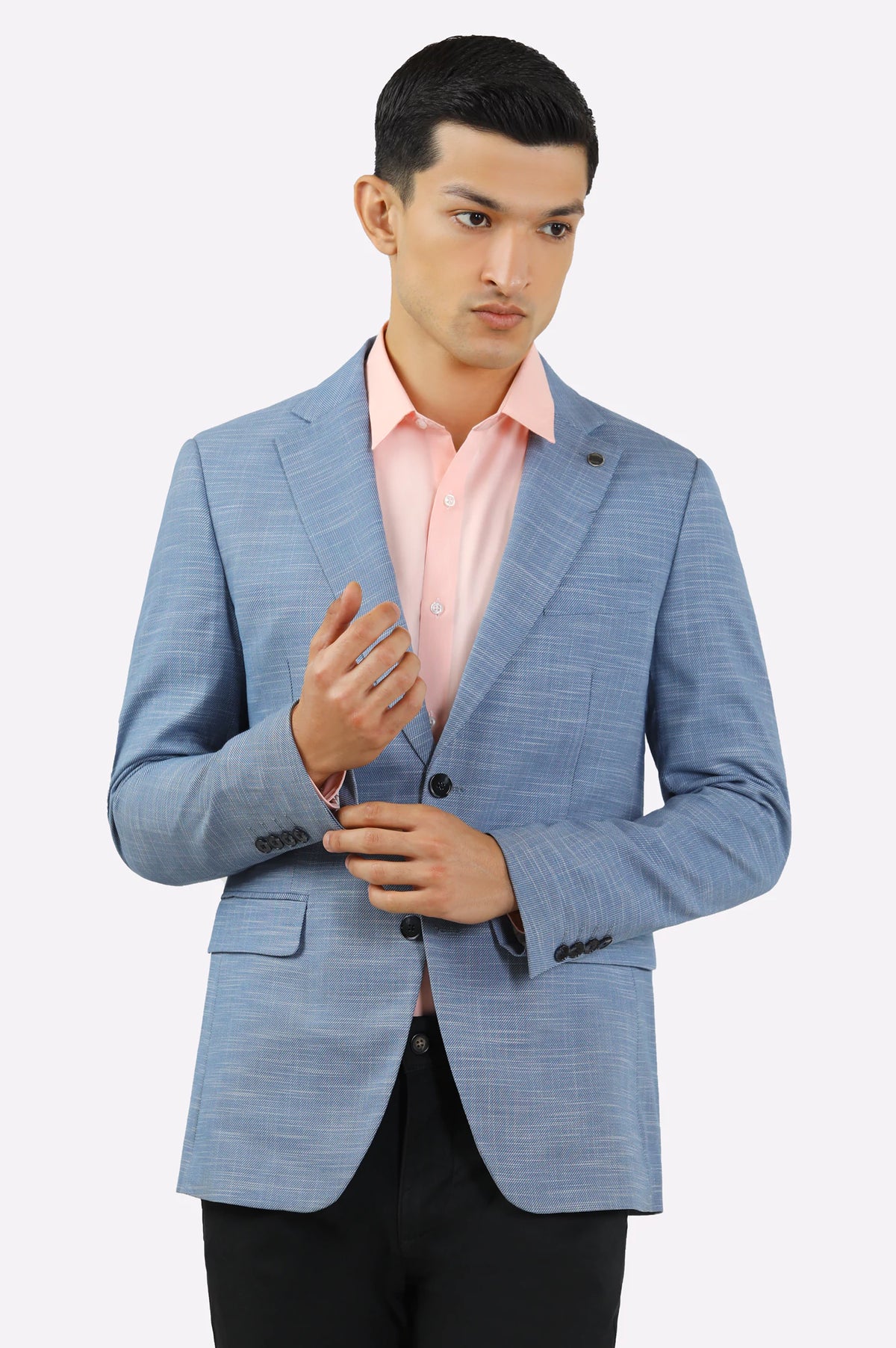 Light Blue Men Blazer