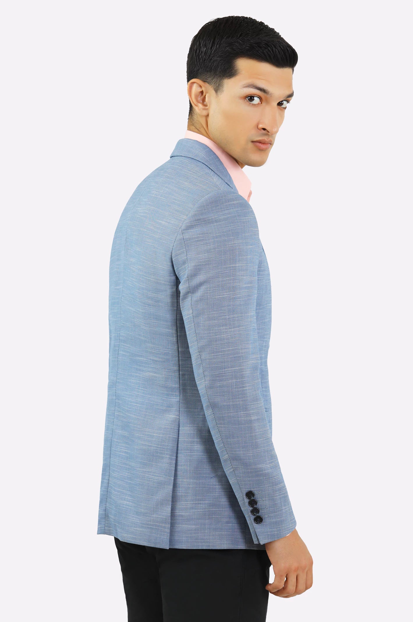 Light Blue Men Blazer