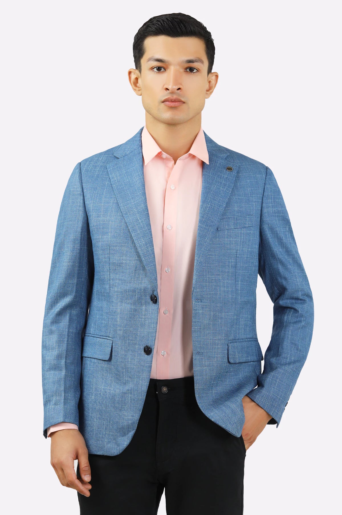 Medium Blue Men Blazer