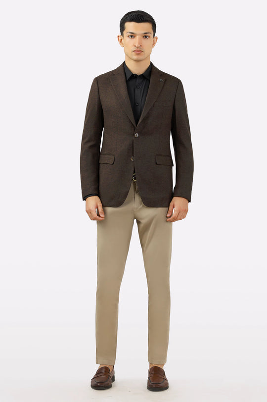 Brown Men Blazer