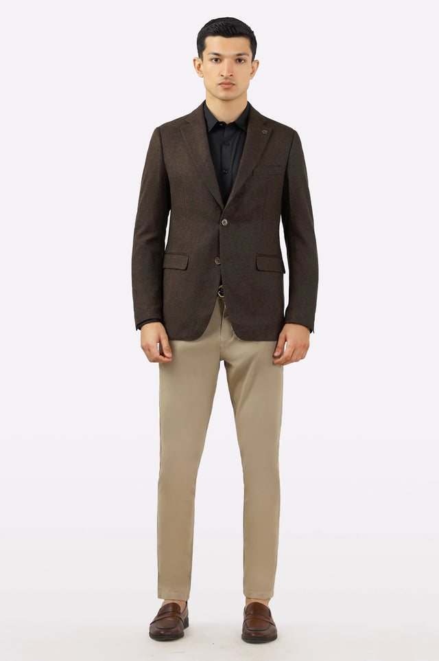 Brown Men Blazer