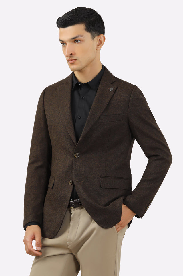 Brown Men Blazer