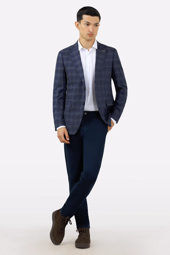 Navy Blue Men Blazer