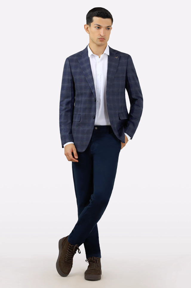 Navy Blue Men Blazer