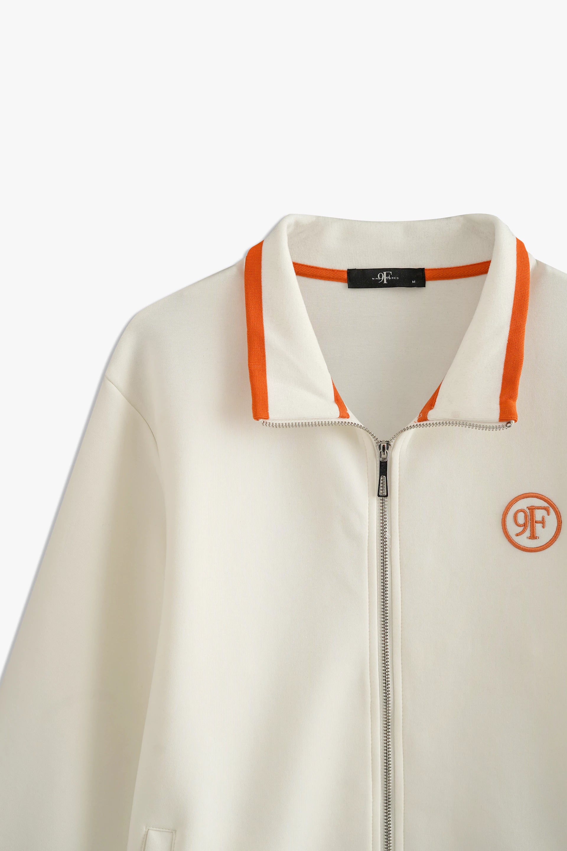 Tipping Collar Zipper Jacket