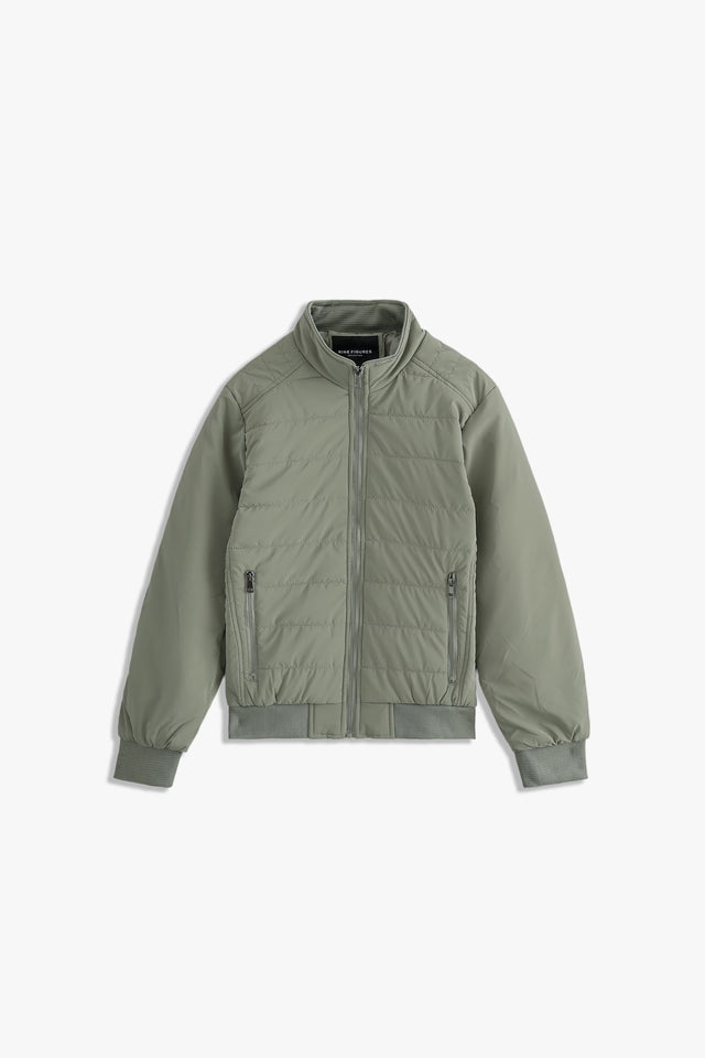 Mock Neck Puffer Jacket