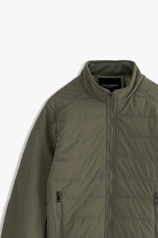 Mock Neck Puffer Jacket