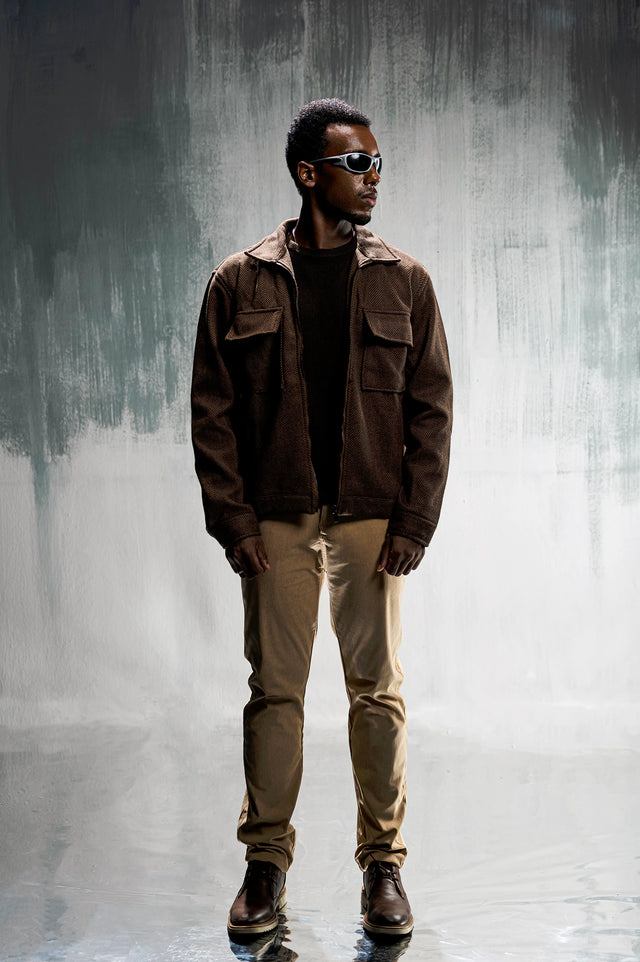 Basic Textured Jacket