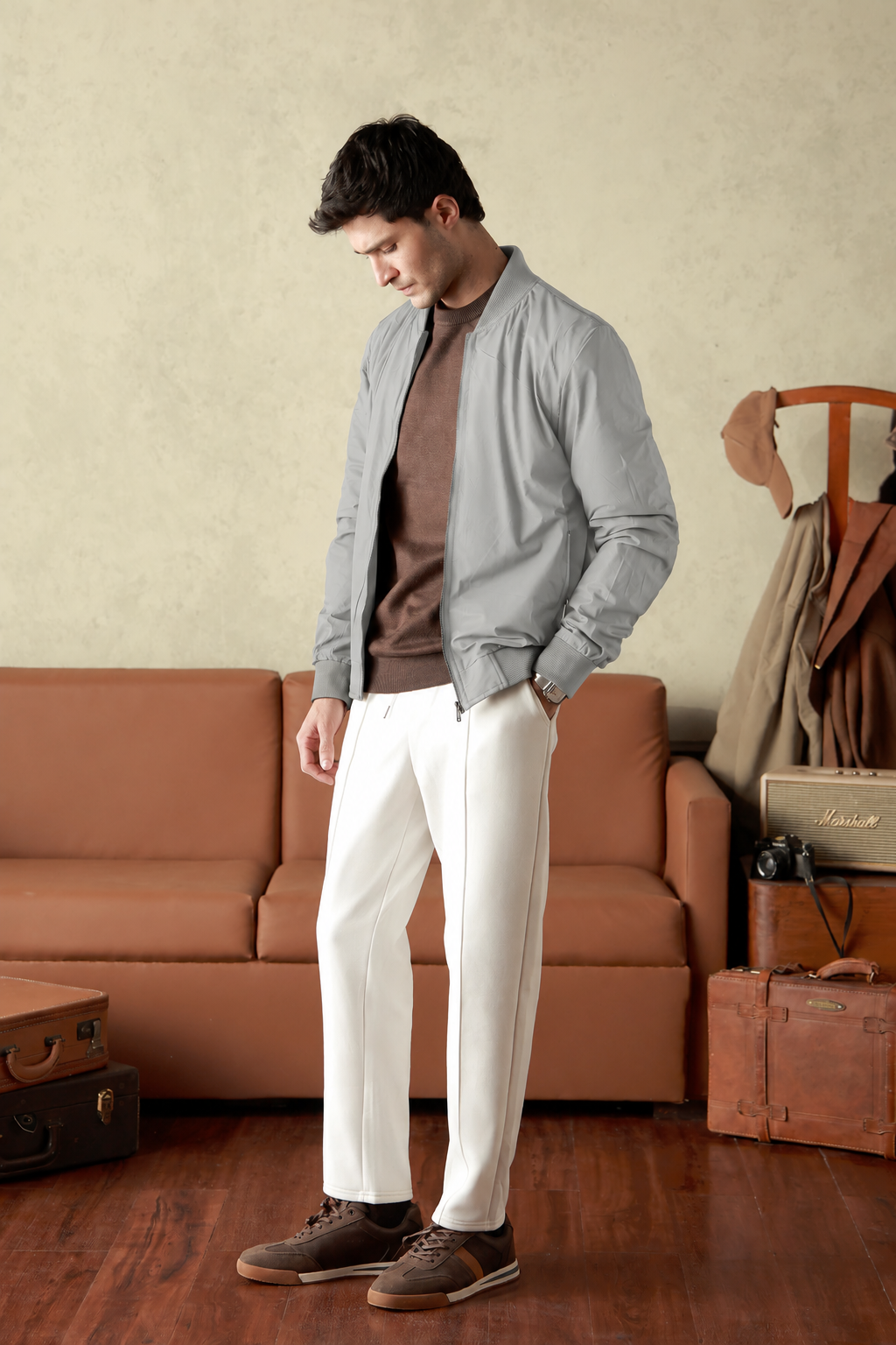 Mock Neck Jacket