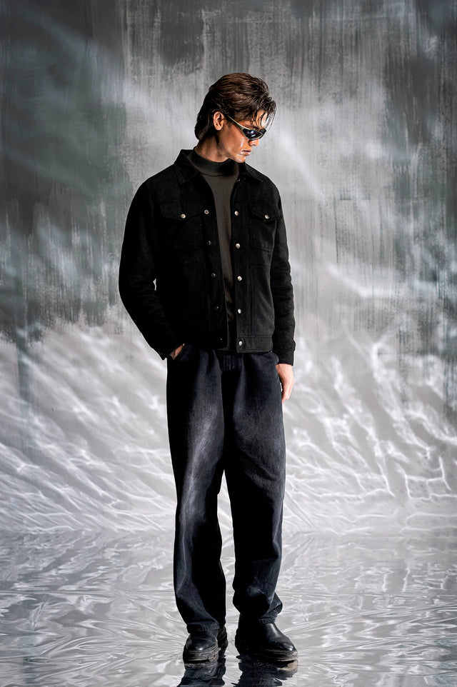 Suede Trucker Jacket