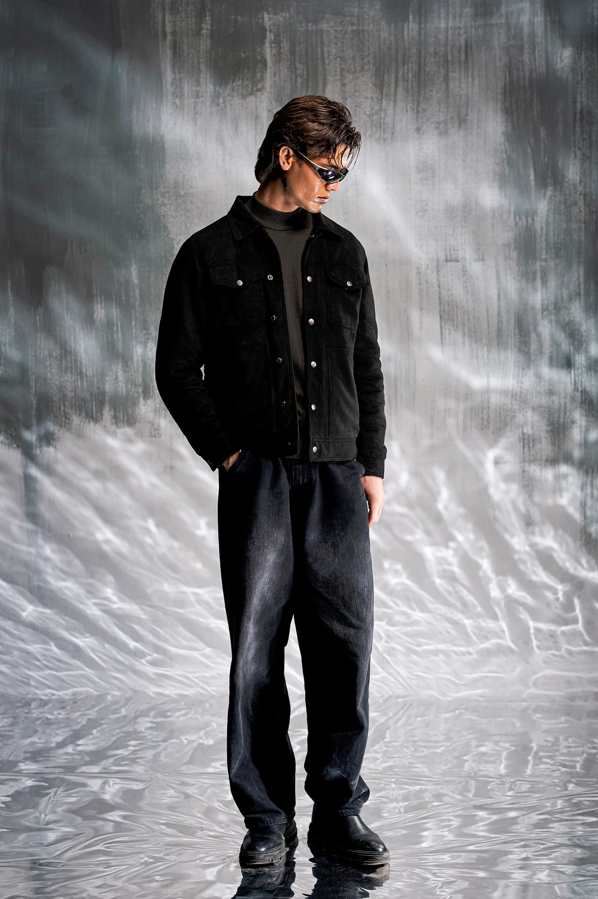 Suede Trucker Jacket