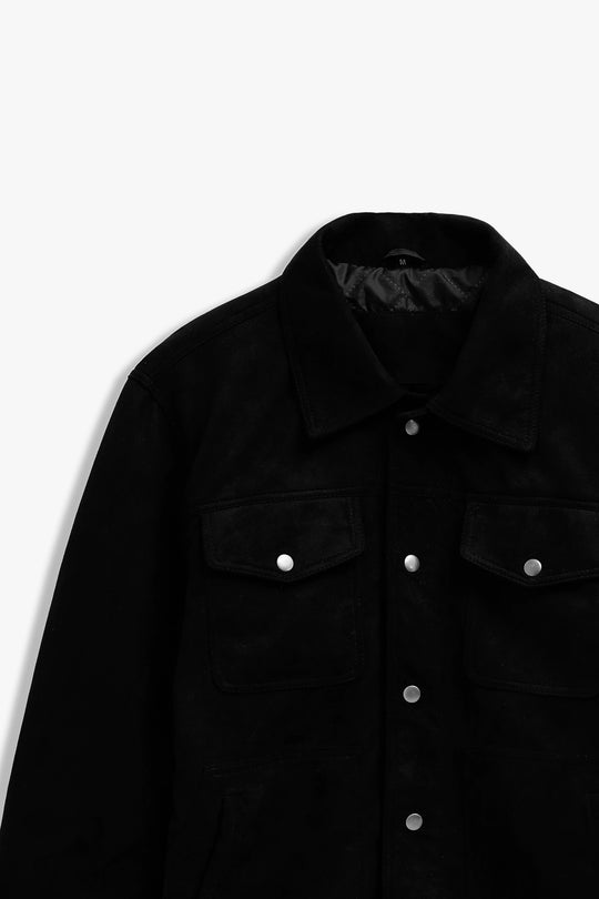 Suede Trucker Jacket