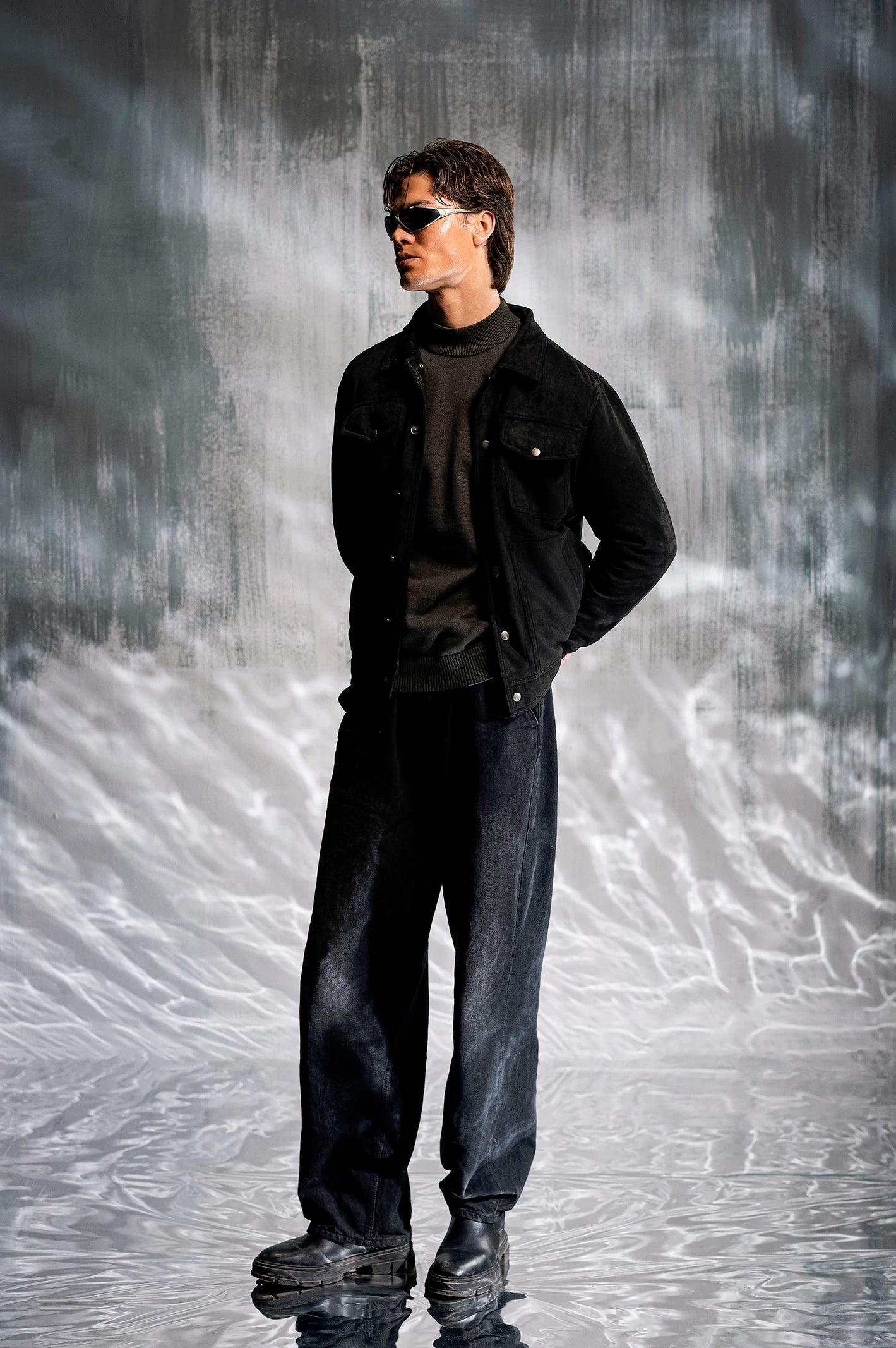 Suede Trucker Jacket