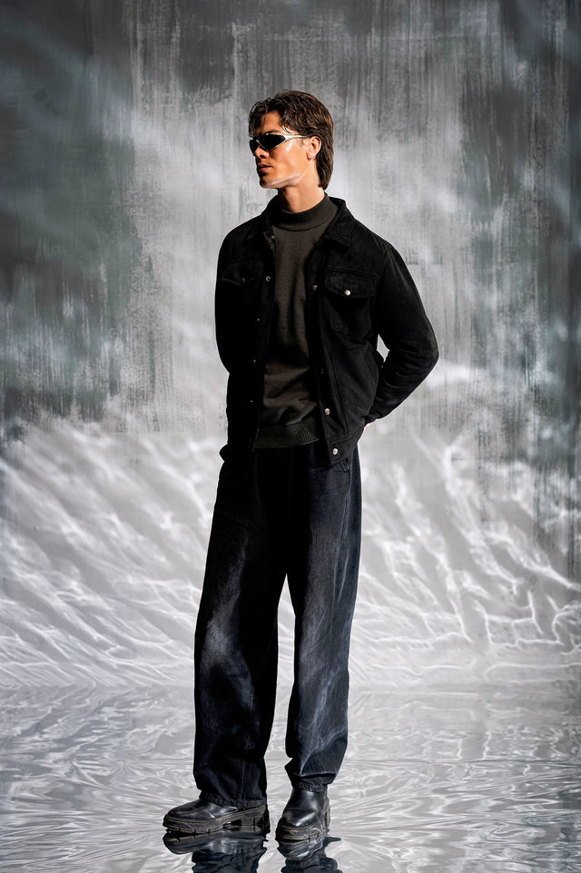 Suede Trucker Jacket