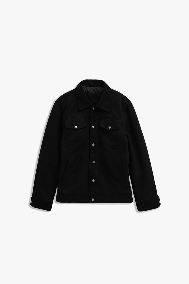 Suede Trucker Jacket