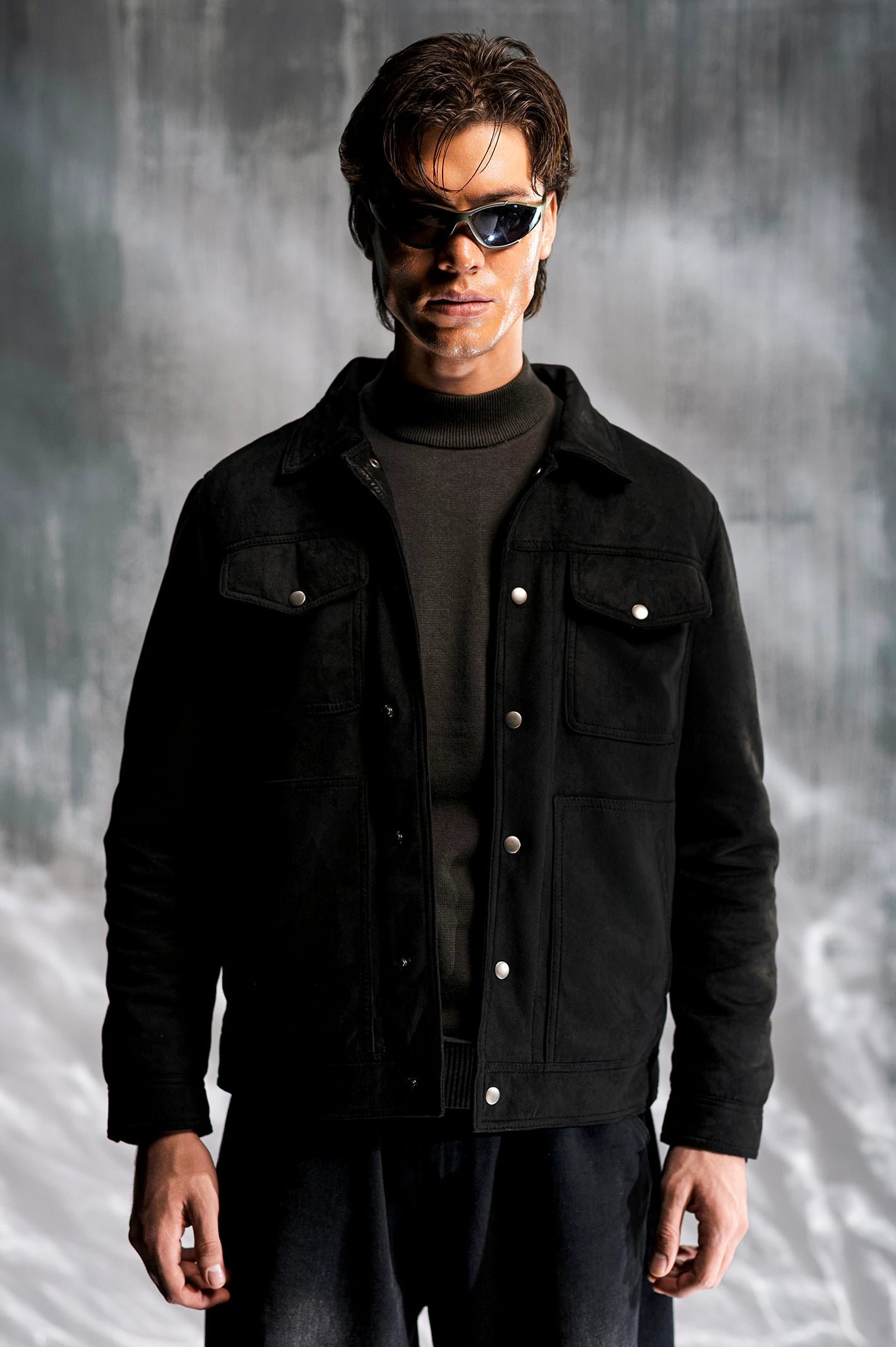 Suede Trucker Jacket