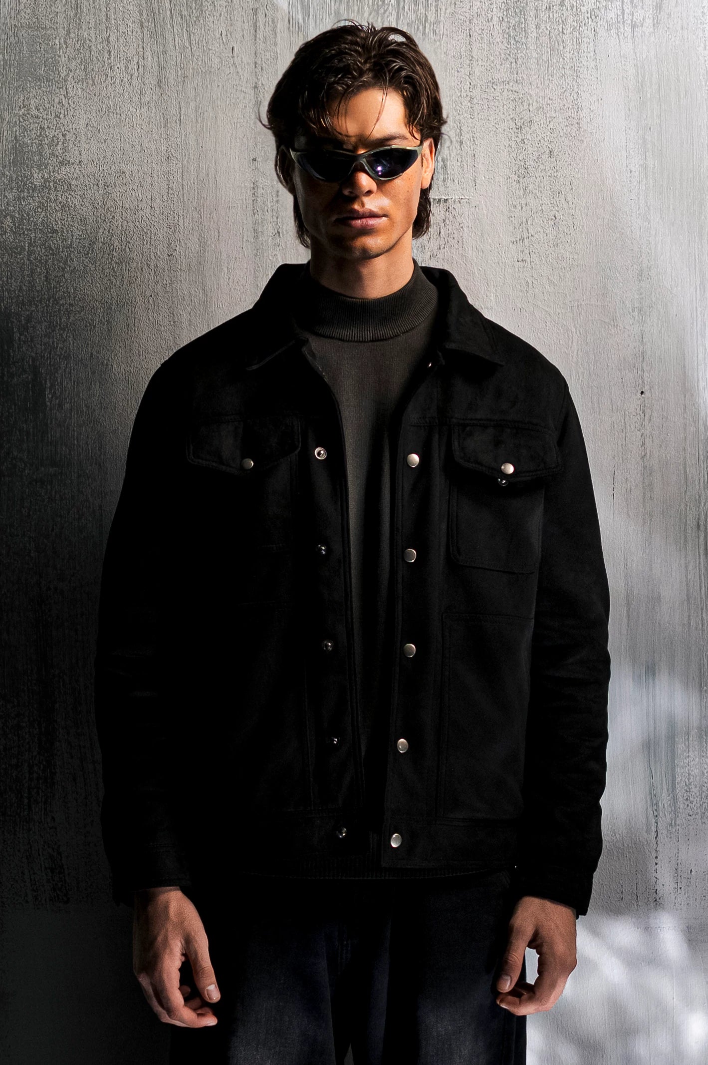 Suede Trucker Jacket