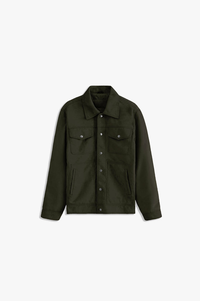 Suede Trucker Jacket