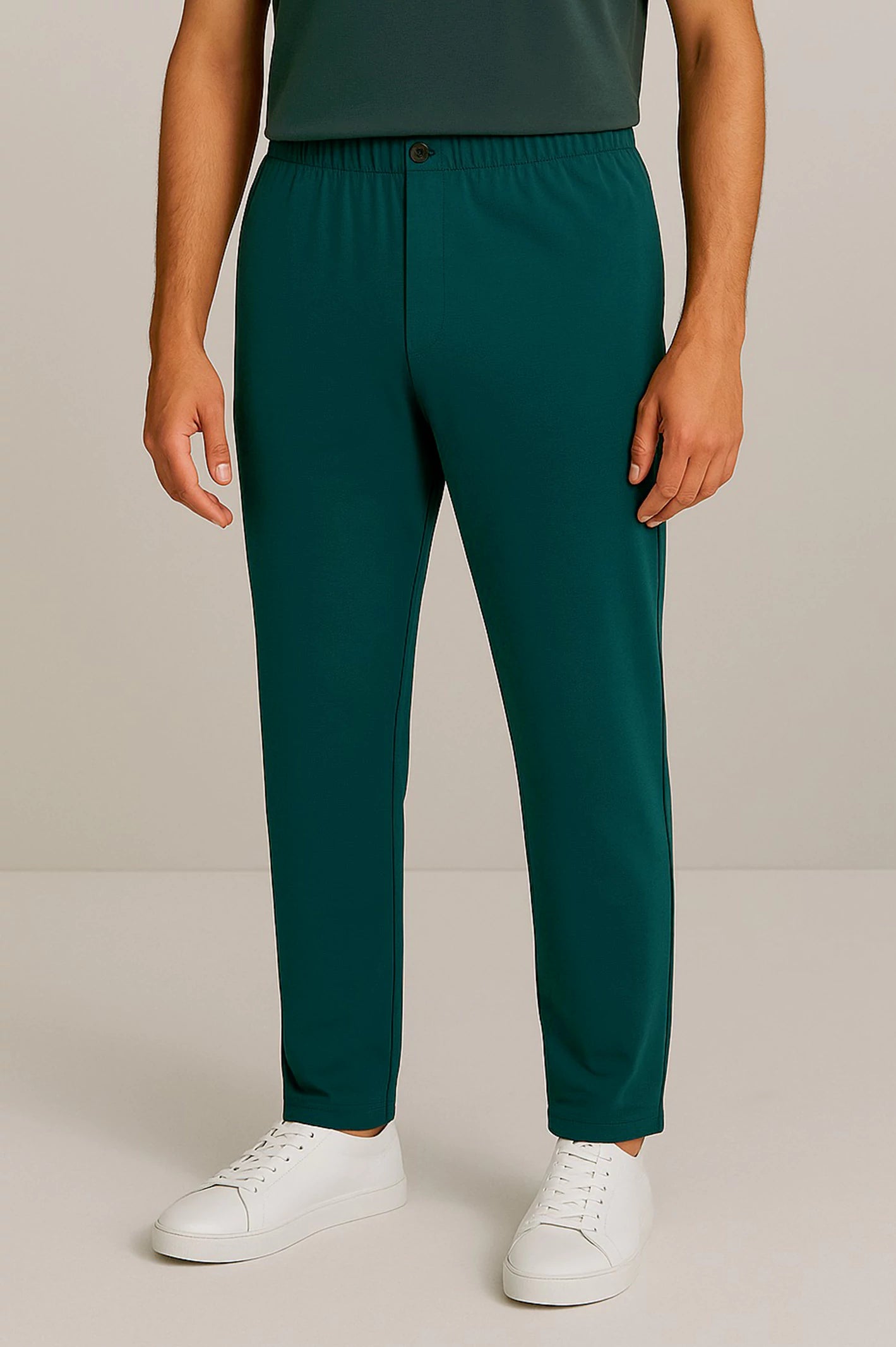 Interlock Knitted Trouser