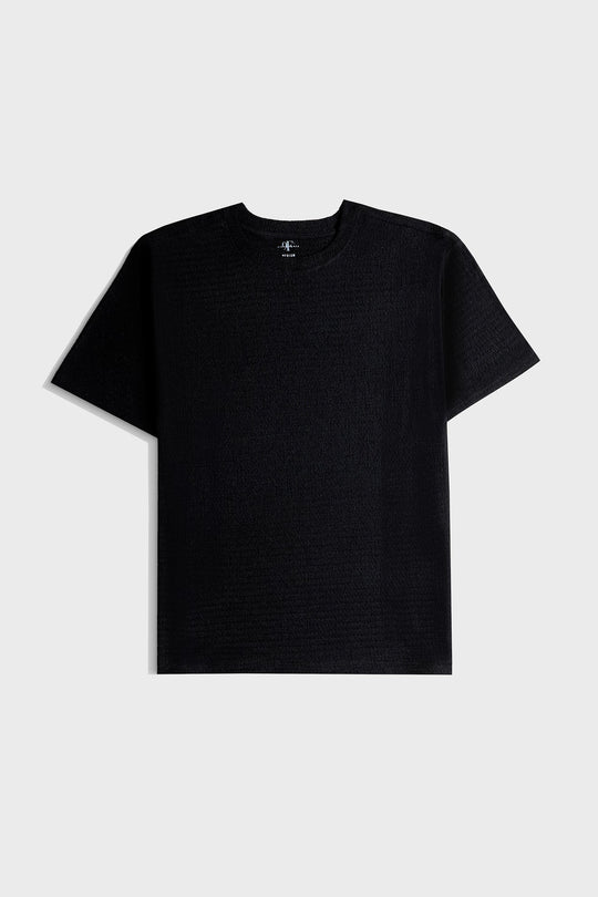 Basic Textured T-Shirt