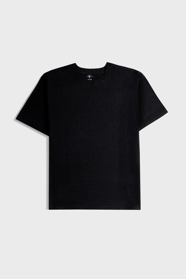 Basic Textured T-Shirt