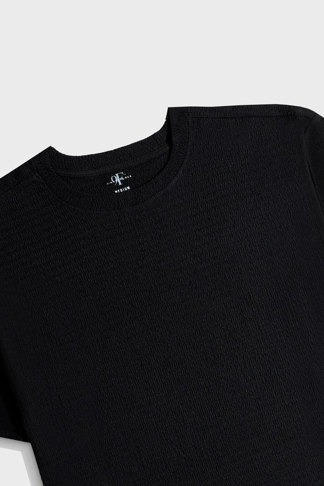 Basic Textured T-Shirt