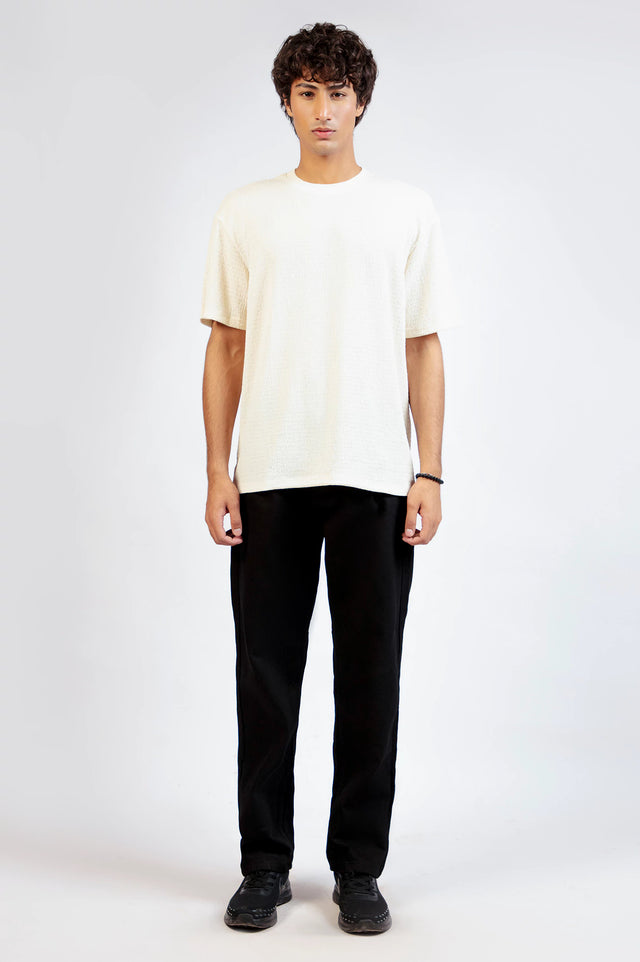 Basic Textured T-Shirt