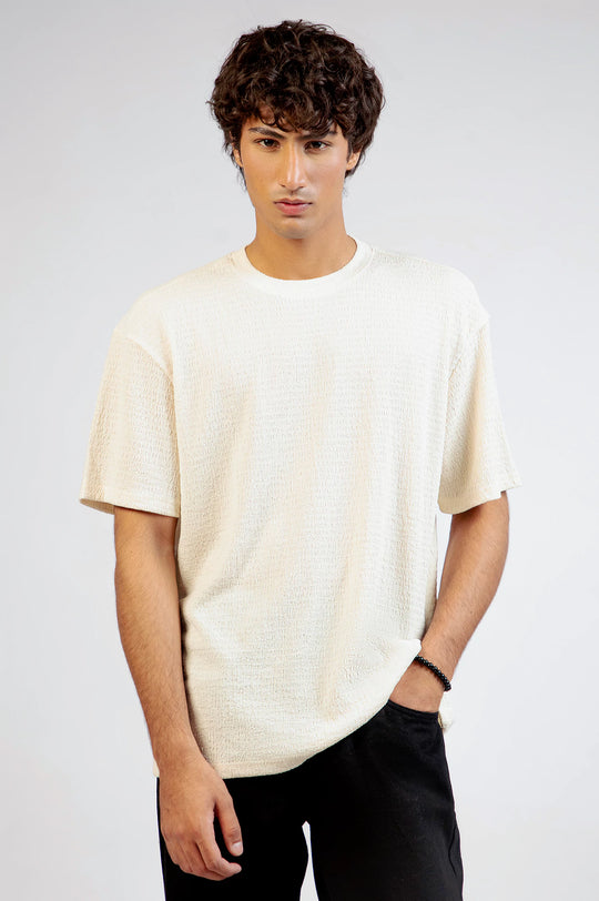 Basic Textured T-Shirt