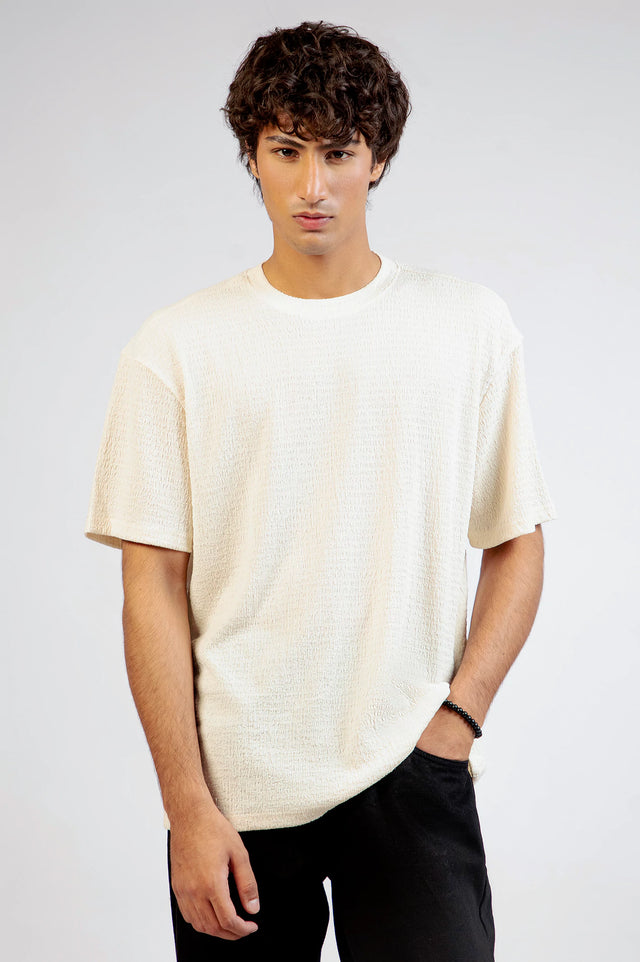 Basic Textured T-Shirt