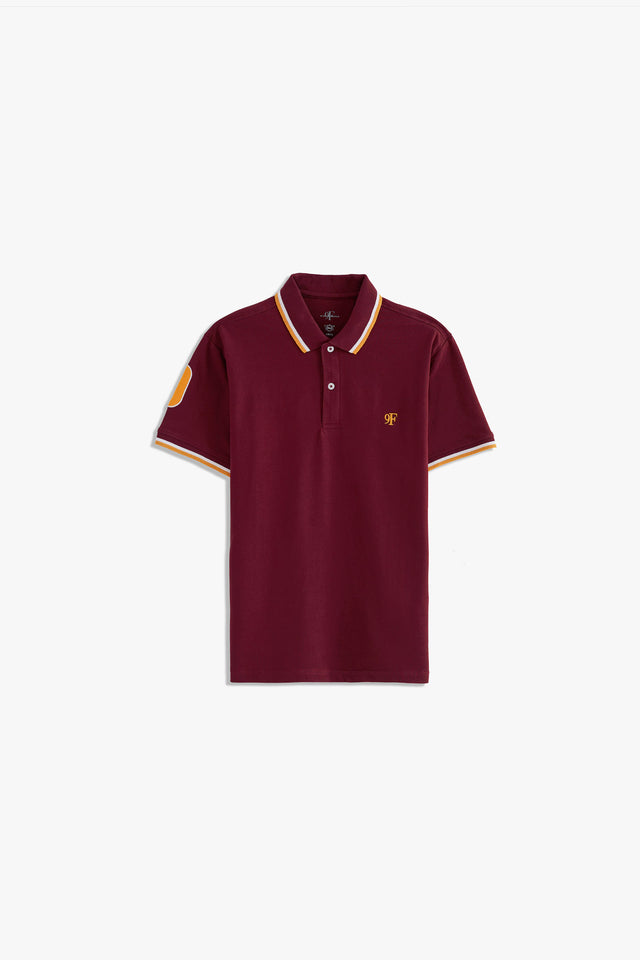 Tipping Collar Embroidered Polo