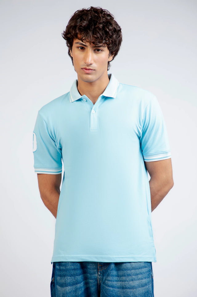 Jacquard Collar Polo