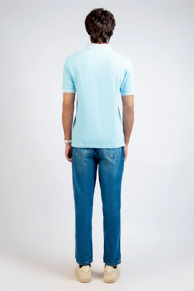 Jacquard Collar Polo