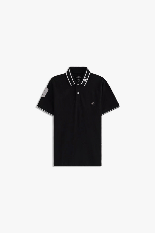 Jacquard Collar Polo
