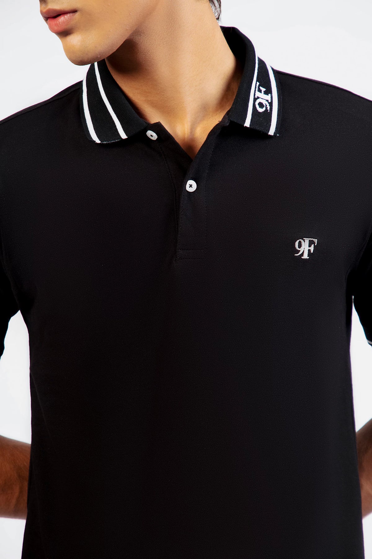 Jacquard Collar Polo