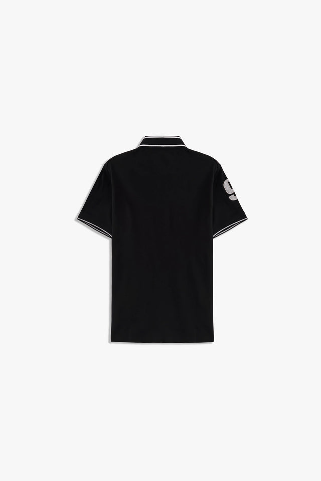 Jacquard Collar Polo